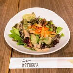 ニュー食堂FUKUYA - ランチのサラダ