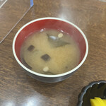 とんかつ富士 - ランチの味噌汁