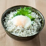 Kamadage Shirasudon ~ topped with hot spring egg ~