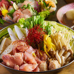 Koshitsu Izakaya Echigoya - コラーゲンたっぷり鶏白湯鍋