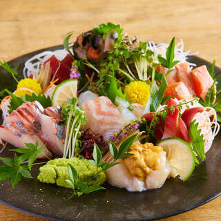From sashimi to finishing dishes ◇A wide variety of exquisite dishes are available.