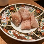 肉と鍋 さとり - 特選ミノ　５８０円
