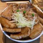 Ganso Butadon'Ya Tonton - 豚丼ハーフ&ハーフ（並）　８８０円