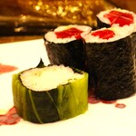 鮨 井上 - 広島菜巻と鉄火巻