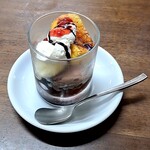 琥珀 - チキンのオムライスセット…１４００円(税込)