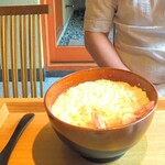 京うどん 生蕎麦 岡北 - 天とじ③