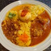 Curryshop Laboratory - 3種盛り＋玉子（1600円）2022年6月