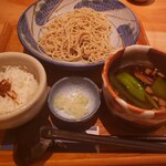 Kidukurisoba Zen Namikian - 刻み鴨と夏やさいのつけせいろそば膳