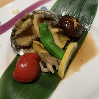 おたる政寿司 ぜん庵 - アワビの焼き物