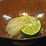 揚半 - 白イカの小鉢