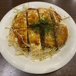 お好み焼みっちゃん総本店 - そば肉玉子￥790　お皿