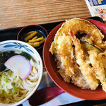 Kyubei Ya - ♪天丼定食（大盛）¥979