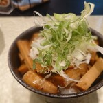 麺屋 さすけ - 日替り丼(メンマ丼:¥250)