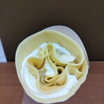 四六時中 - 料理写真:バナナカスタードクレープ