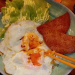 Okinawa Kitchen Okaeri - ポークと目玉焼き