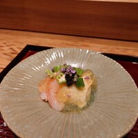 京味 もと井 - 甘海老ジュレがけ