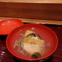 京味 もと井 - アワビの椀物