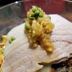 ラーメン巌哲 - 冷やし担々麺（小ごはん付き）