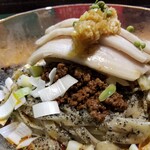 ラーメン巌哲 - 冷やし担々麺（小ごはん付き）