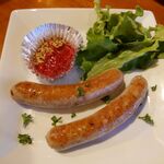 アイリッシュパブ ザ クルーラカーン - アイリッシュソーセージ2ピース 700円