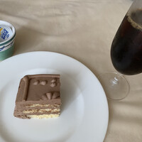 グラナータ TBS店 - TOPSのチョコレートケーキとアイスコーヒー