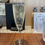 とんかつ 大希 蒲田 - 200円のスパークリングワイン
