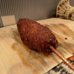 Kushiichi - 豚バラアスパラ 山椒甘酢ソース