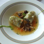 ル シエール - エスカルゴのキャベツ包み フレッシュハーブの香りを添えて