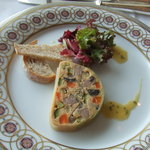 ル シエール - 彩り野菜とスモークしたカモ肉のテリーヌ