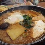 ばんどう太郎 - 坂東味噌煮込みうどん♪地味なビジュアル