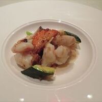 中国料理 陽明殿 - 　大海老と野菜のオリジナルXO醤炒め