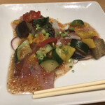 魚と創作料理 だん - 鮮魚と季節野菜のカルパッチョ