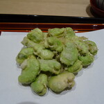 てんぷら 近藤 - そら豆