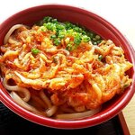 浜のかきあげや - かきあげうどん（2022.5）