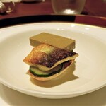 レストラン ツジ - Amuse　鮎の焼き身とパテ