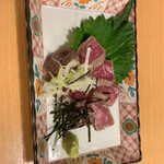 Hasu ya - 和牛肉のタタキ　¥800