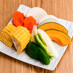 Assorted grilled vegetables