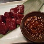 海南亭 鶴橋店 - 炙りレバー