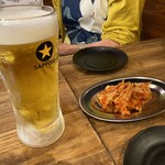 Kankokuryouri Izakaya Kanbee - 乾杯ビールとお通し