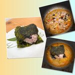 飛行船スタイル 南條 - 十六穀米のおにぎりをリゾット風に