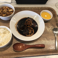 CINA New Modern Chinese - 黒酢の酢豚+ミニ麻婆豆腐 CINA New Modern Chinese - 黒酢の酢豚+ミニ麻婆豆腐