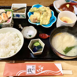 おでん割烹 牧 - 日替り定食（お刺身なし）税込1,000円