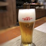 kawara CAFE&DINING - ◆生ビール（セット割引で440円：税込）