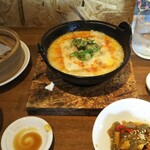 鉄鍋麻婆豆腐専門店 想一 - 麻婆豆腐定食 （３辛）  1078円