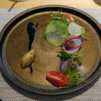 ルアン NIPPONIA HOTEL 伊賀上野 城下町 - 鯵と地元茄子のマリネ