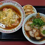 餃子の王将 - あっさりチャーシュー麺セットB