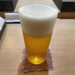 兄弟寿し - 生ビール