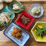 田中華麺飯店 - ランチセットの本日のちょこっと前菜6品