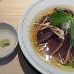 拉麺開花 - 冷やし～牧野カツオ～並＋カツオ増量