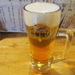 名駅立呑 おお島 - 生ビール